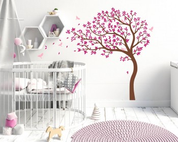 Large Tree Decal with Birds